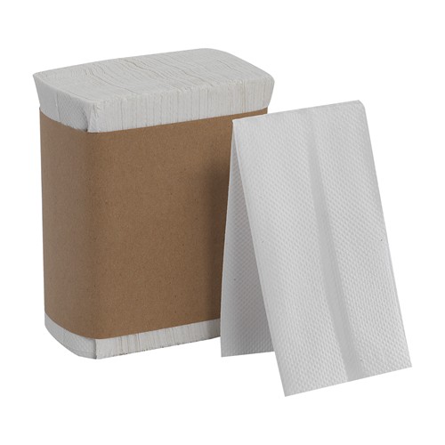 Dispenser Napkins Tall Fold 7x13 1/2" White Nibroc Lot of 250 Made in USA NEW 