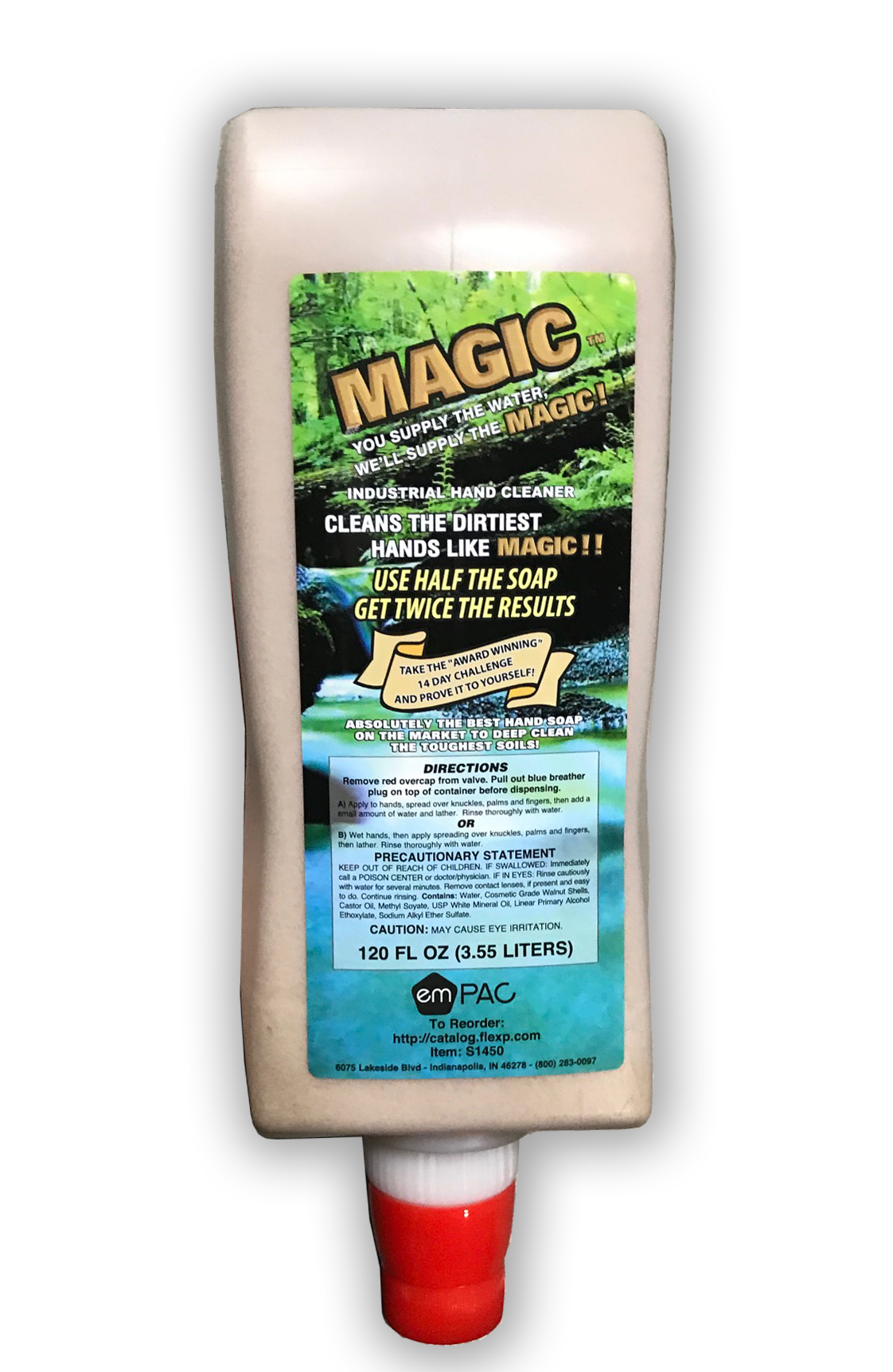 Industrial / Zenex Magic Industrial Hand Cleaner 3.55L 4/cs - From FlexPAC